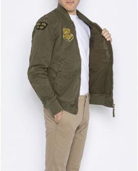 Schott clay 2 bomber jacket khaki