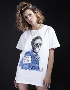 Camiseta Lennon Blanco Le Crâne Unisex