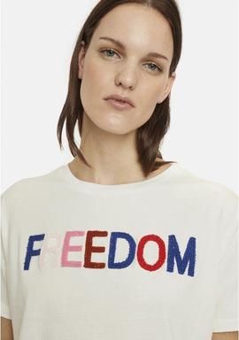 camiseta Freedom blanca Compañia Fantastica