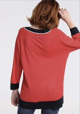 jersey rojo pico V-L