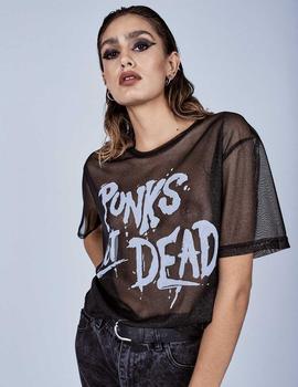 camiseta Punk woman Le crane