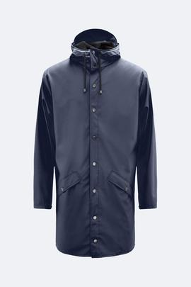 Chubasquero Long Jacket Azul de Rains Unisex
