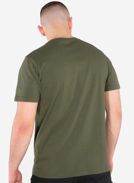 tshirt dark green burgundi Alpha Industries