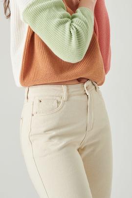 Mom Jeans Beige 24COLOURS
