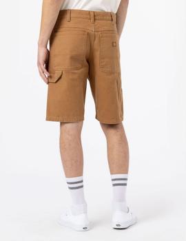 DICKIES DUCK CANVAS SHORT STONE WASHED BROWN
