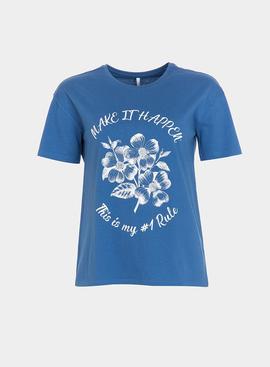 Camiseta Tiffosi Brandly Azul para Mujer