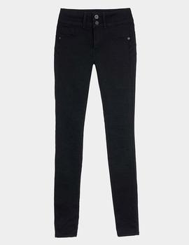 Jeans One Size Skinny Double-Up Negro Tiffosi para Mujer