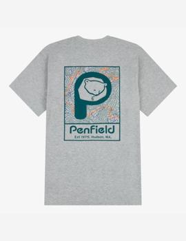 PENFIELD CAMISETA BEAR TRAIL GRAPHIC GRIS