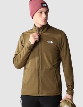 NORTH FACE CAZADORA QUEST TRICLIMATE OLIVA
