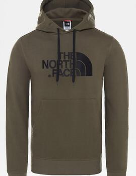 NORTH FACE HOODIE TAUPE GREEN