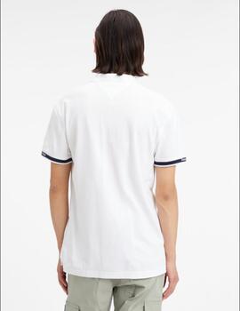 TOMMY JEANS POLO BLANCO ESSENTIAL
