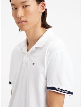 TOMMY JEANS POLO BLANCO ESSENTIAL