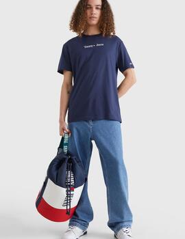 TOMMY JEANS CAMISETA NAVY CLASSIC LINEAR