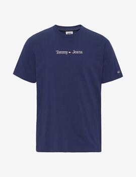 TOMMY JEANS CAMISETA NAVY CLASSIC LINEAR