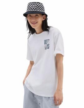 VANS CAMISETA BLANCA OFF THE WALL STACKED