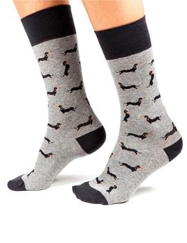 Calcetines Kika gris Jimmy Lion Mujer