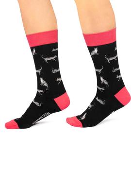 Calcetines Cats Dark Grey Jimmy Lion Mujer