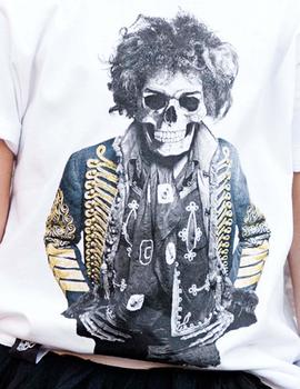Camiseta Hendrix Blanco Le Crâne KIDS