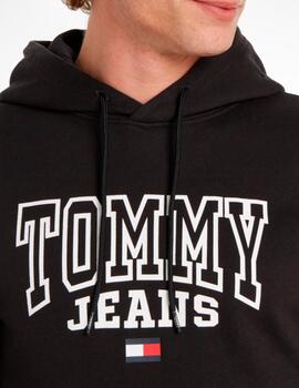 TOMMY HOODIE NEGRA ENTRY GRAPHIC