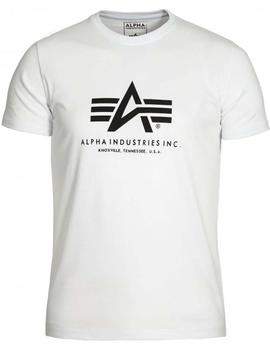 Camiseta Logo Blanco Alpha Hombre