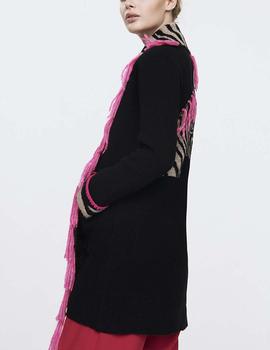 Abrigo Cebra Ascot Negro The Extreme Collection para Mujer