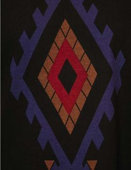 Camiseta Etnica Algodón Negro CompañíaFantástica