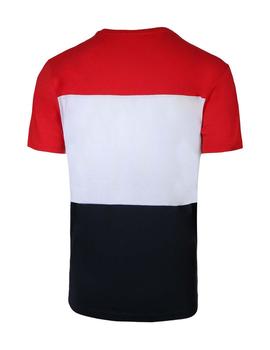 Camiseta Day Tee Marino Blanco Rojo FILA Unisex