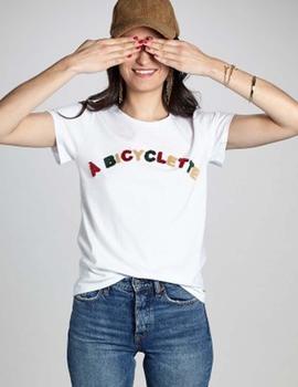 Camiseta Toalla Blanca Á Bicyclette Mujer