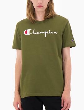 Camiseta Verde Oliva Champion para Hombre