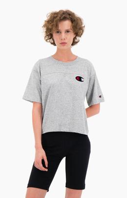 Camiseta/Cuello Caja/Logo/GreyJasp/Champion