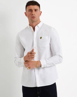 Camisa Oxford Básica Blanco Lyle - Scott para Hombre
