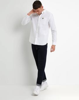 Camisa Oxford Básica Blanco Lyle /df01 Scott para Hombre