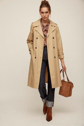 Trench London Camel Ese O Ese Mujer