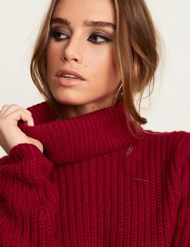 Jersey Tinelle Roll Neck Rosa Oscuro Rut - Circle Mujer