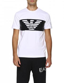 Camiseta Logo Blanco EA7 Hombre
