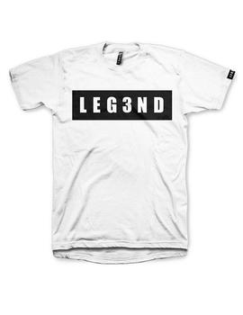 Camiseta Logo Blanco Leg3nd Unisex