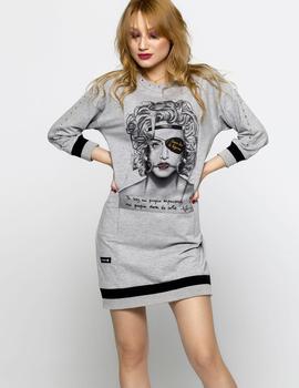 Vestido Madonna Gris Be Happiness Mujer