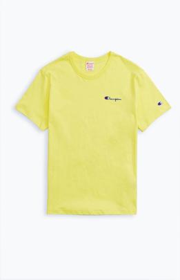 Camiseta Básica Champion Amarilla  para Hombre