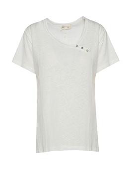 Camiseta botones/ Off White/ BSB