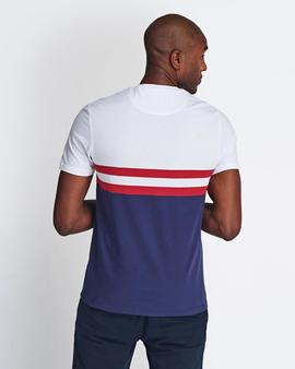 Camiseta stripes/ TS1219VE/ White_red/ Lyle&Scott