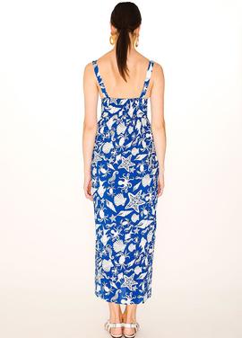 Sealife Maxi Dress/ Blue/Pepa Loves