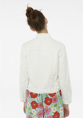denim jacket/ white/ compañía fantástica